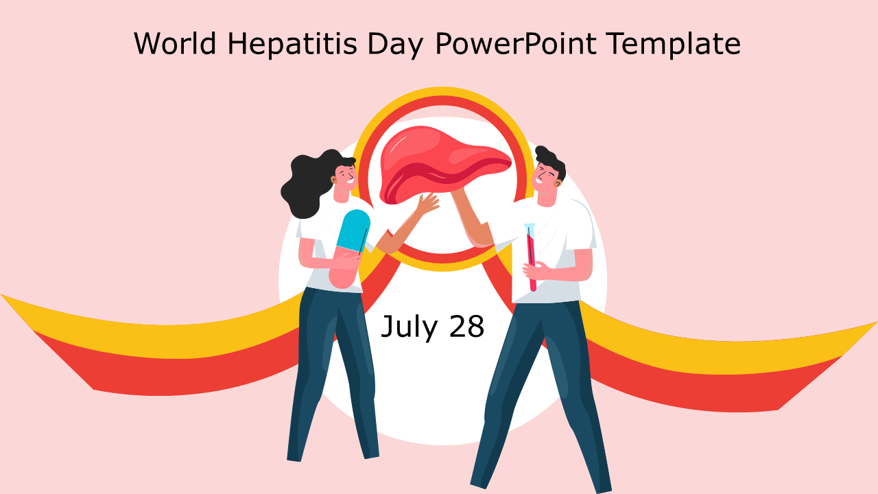 Free - Free World Hepatitis Day PowerPoint Template & Google Slides